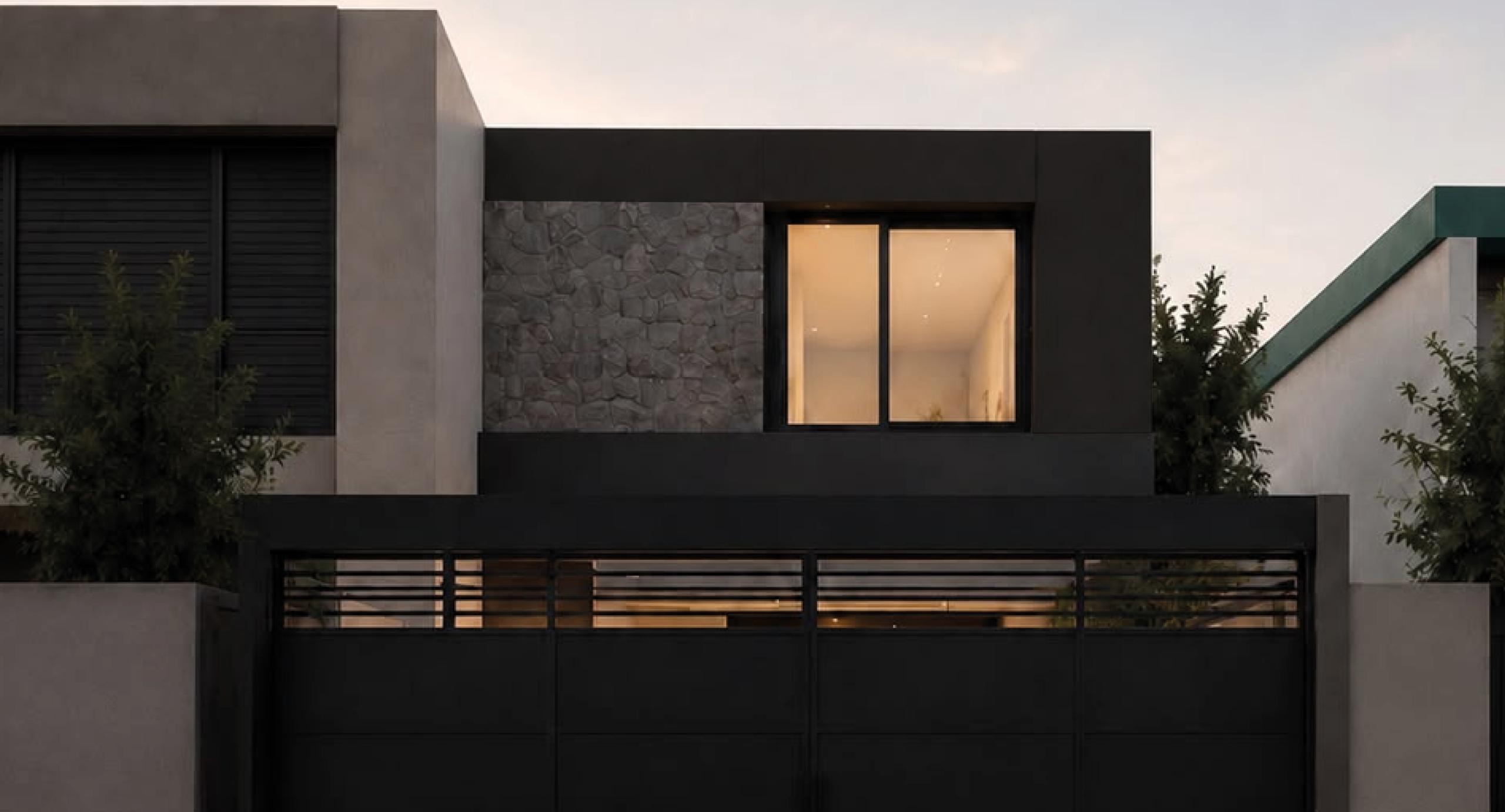 Fachada de una casa construida por BARRHEN
