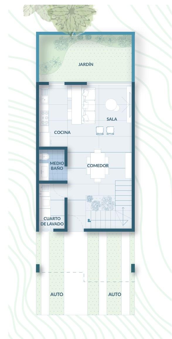 Plano Planta baja de Casa 28