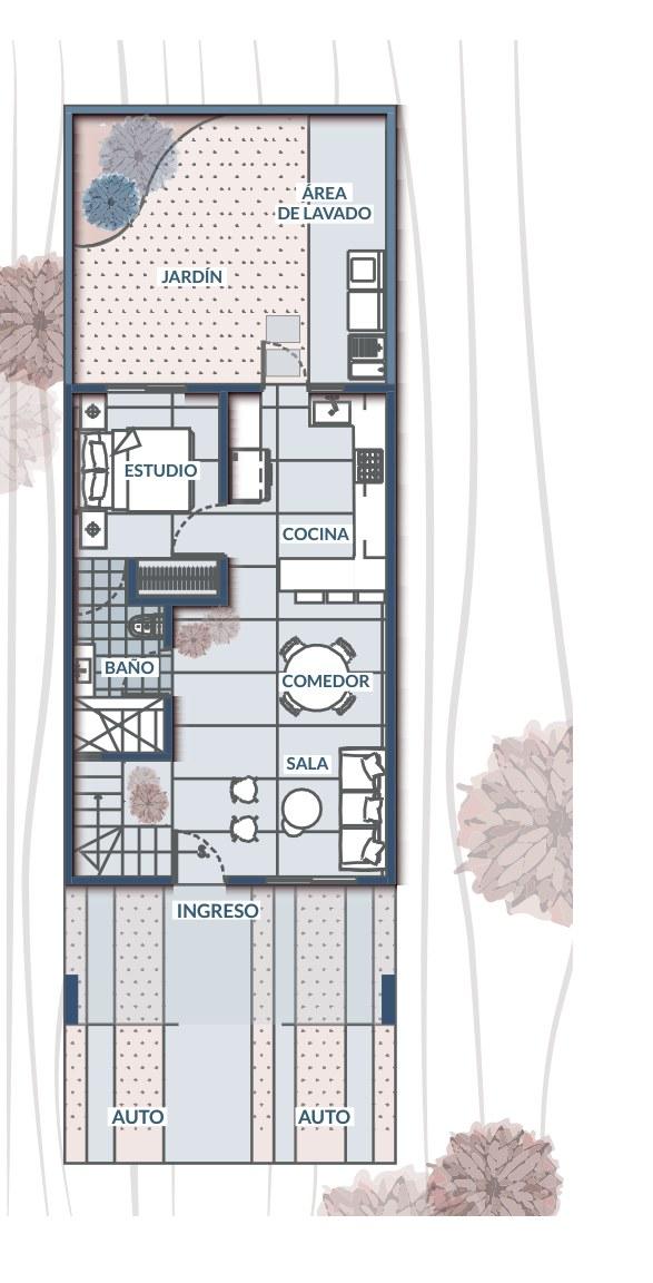 Plano Planta baja de Casa 29