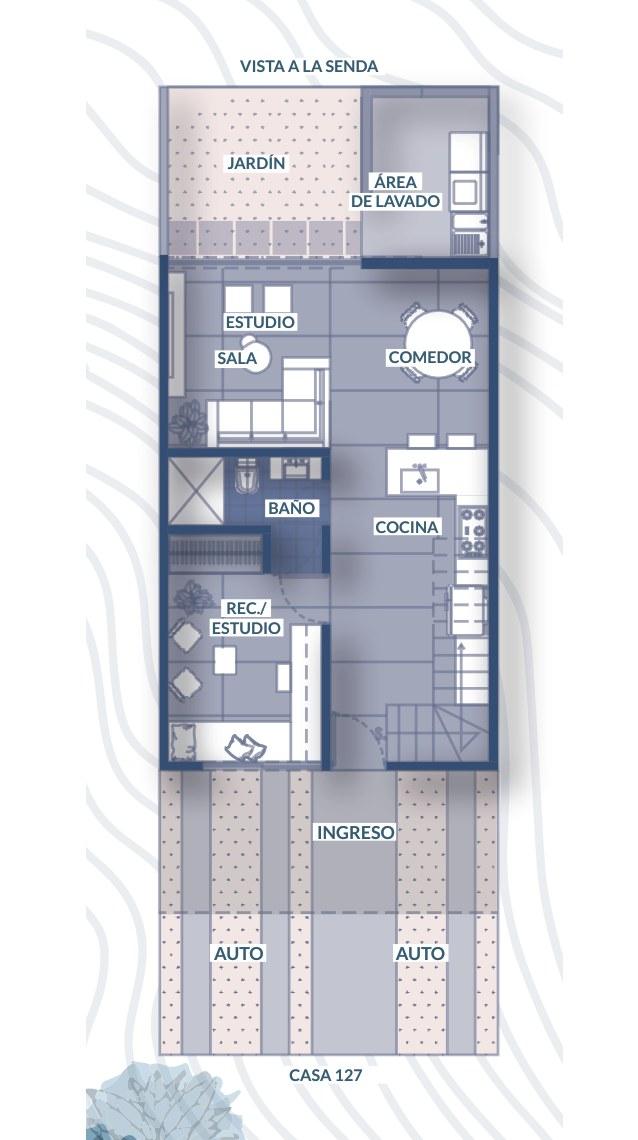 Plano Planta baja de Casa 127