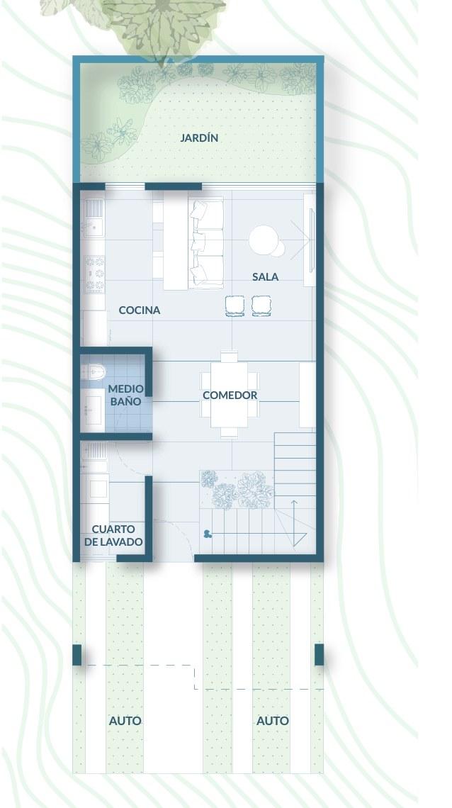 Plano Planta baja de Casa 33